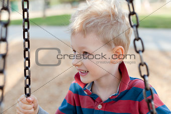 kid at the playground