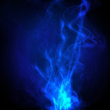 blue neon smoke