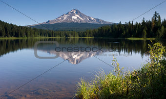 Mountain Lake America Stock Photo