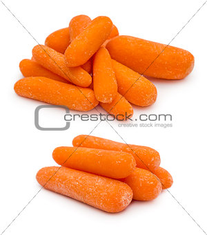 Peeled carrots 