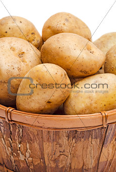 Potatoes in basket