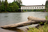 Goodpasture Bridge McKenzie River Vida Oregon