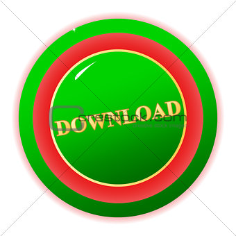 Green download button