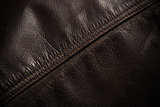 Seam Line on Leather Jacket, Detail