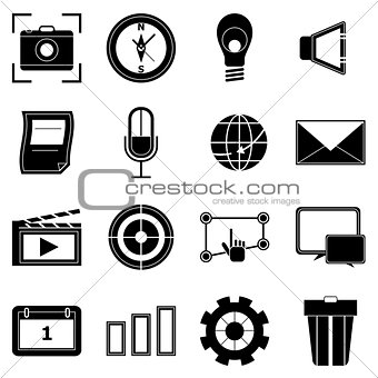 Create application icons on white background