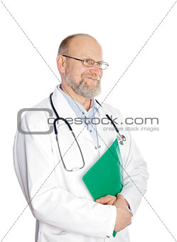 Confident smiling doctor