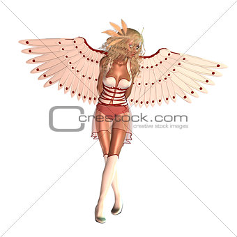 Abstract 3d angel