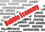 Bubble economy word cloud