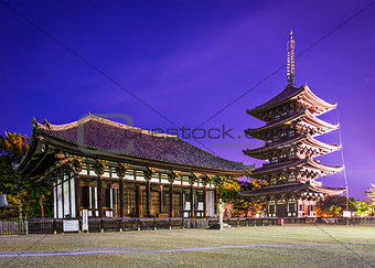 Nara at Kofukuji Temple