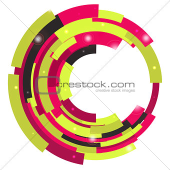 Abstract retro technological background