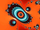 Colored fractal background