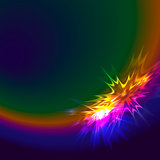 Abstract spectrum star background
