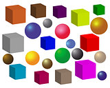 balls and squares