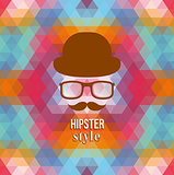Hipster background.