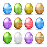 Set Of Easter Eggs