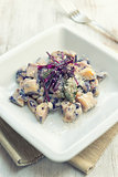 Gnocchi to the red cabbage