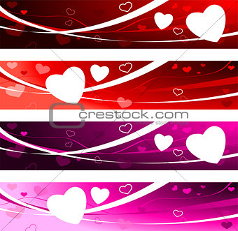 Valentine's day Love Banners
