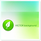 Leaf Icon Internet Button on Vector Background
