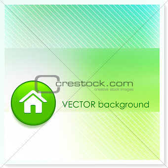 House Icon Internet Button on Vector Background