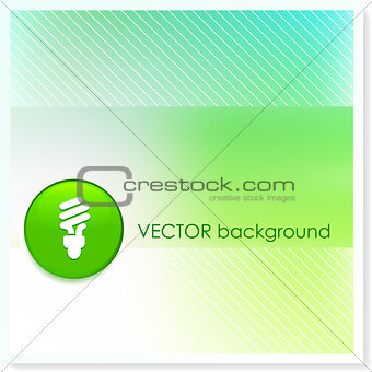 Light Bulb Icon Internet Button on Vector Background
