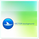 Wave Icon Internet Button on Vector Background