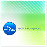 Wave Icon Internet Button on Vector Background