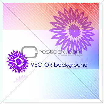 Floral Design on Vector Background