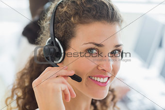 Female customer service agent