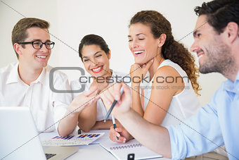 Business people discussing in office