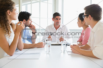 Business people discussing in conference meeting