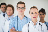 Portrait of confident medical team