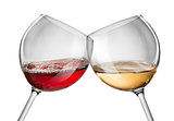 Moving red and white wine