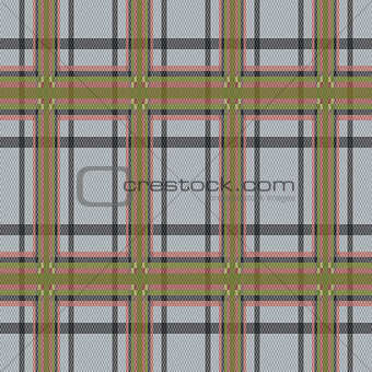 Rectangular tartan brown and gray fabric seamless texture 