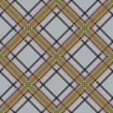 Diagonal tartan brown and gray fabric seamless texture 