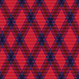 Rhombic tartan green and red fabric seamless texture