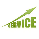 Service green arrow