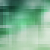 Abstract green geometric pixel background