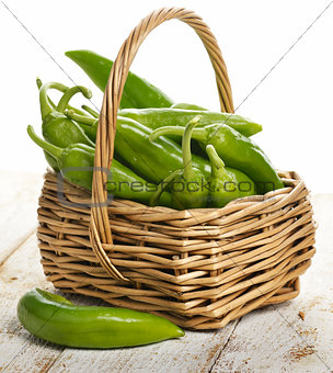 Fresh Green Peppers