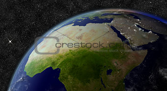 North Africa from space