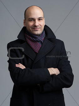 man in coat