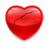 Cracked heart 