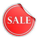 Sale red circle label