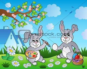 Easter bunny topic image 1