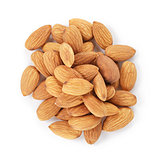 heap of almond nuts