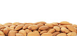 border from almond nuts