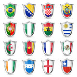 Soccer Flags on Shields