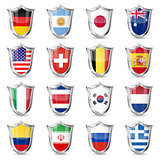 Soccer Flags on Shields
