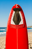 Red surfboard