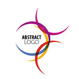 abstract logo of colored circles