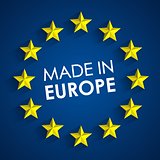 Made In Europe Badge